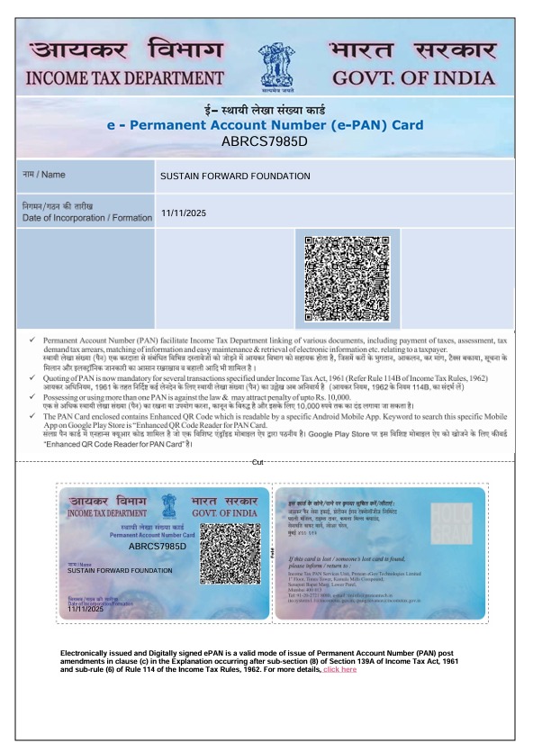 Permanent Account Number-ABRCS7985D